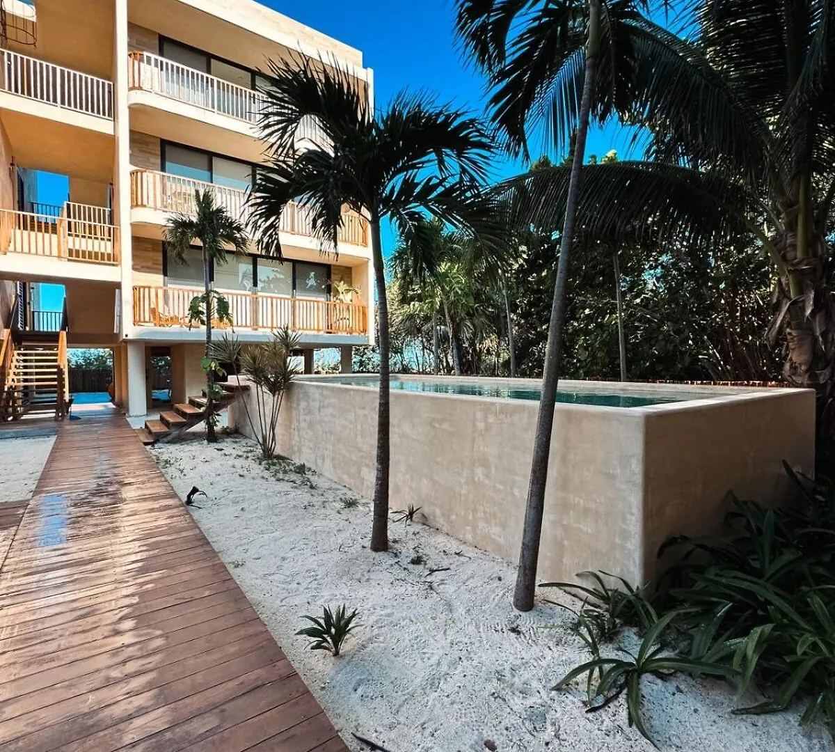 Garden 2Br Apt Steps From The Beach With Pool View Isla Holbox Μεξικό