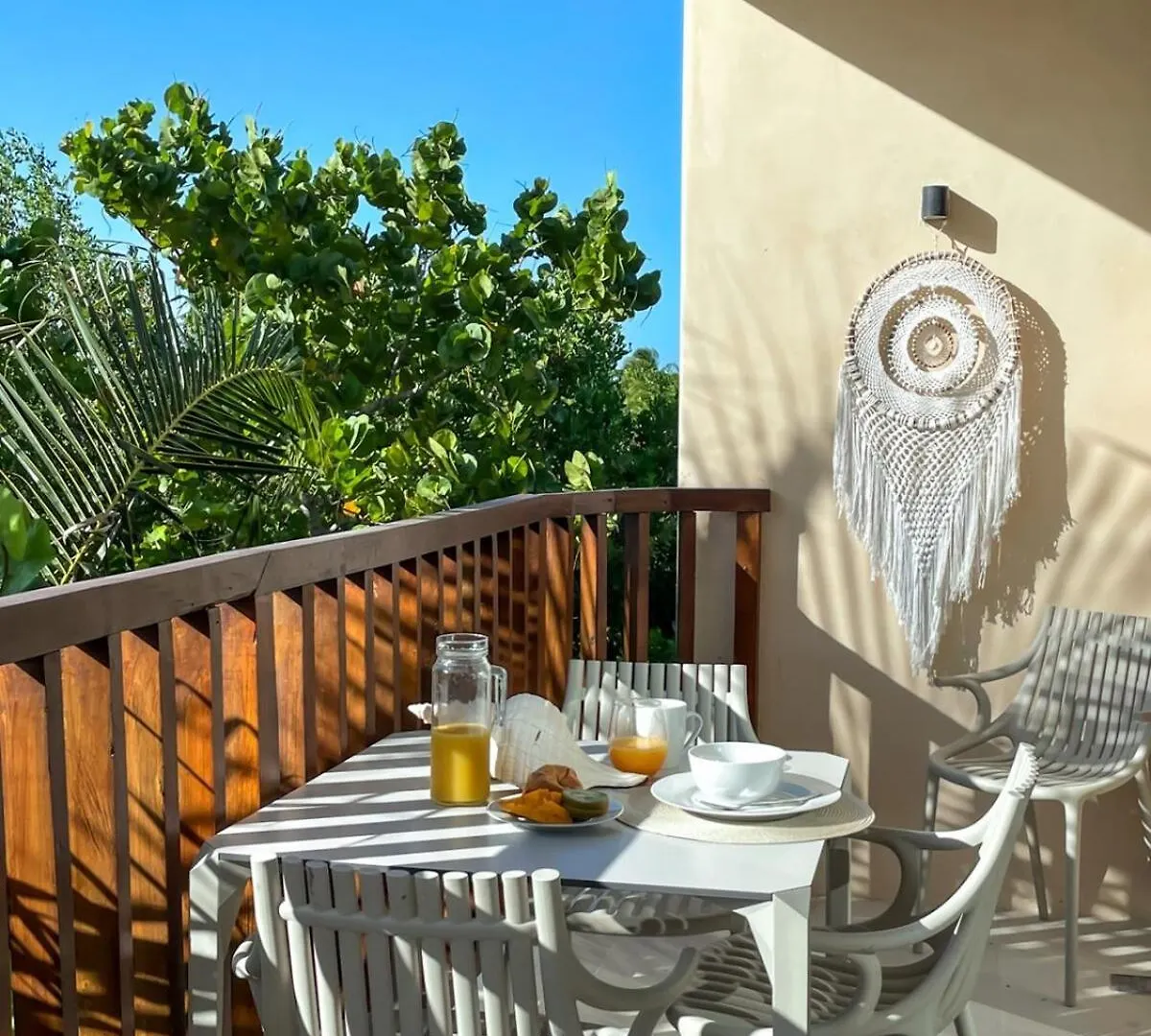شقة Garden 2Br Apt Steps From The Beach With Pool View جزيرة هول بوكس المكسيك