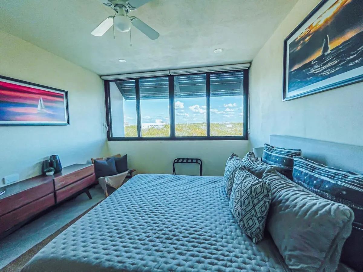 شقة Garden 2Br Apt Steps From The Beach With Pool View جزيرة هول بوكس المكسيك